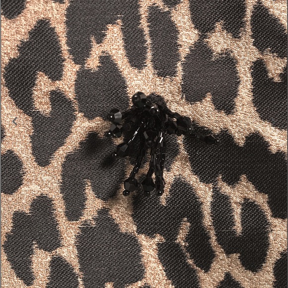 GANNI Crispy Jacquard Tessels Mini Skirt In Leopard - US 4 *NWT* never worn. - Picture 6 of 9